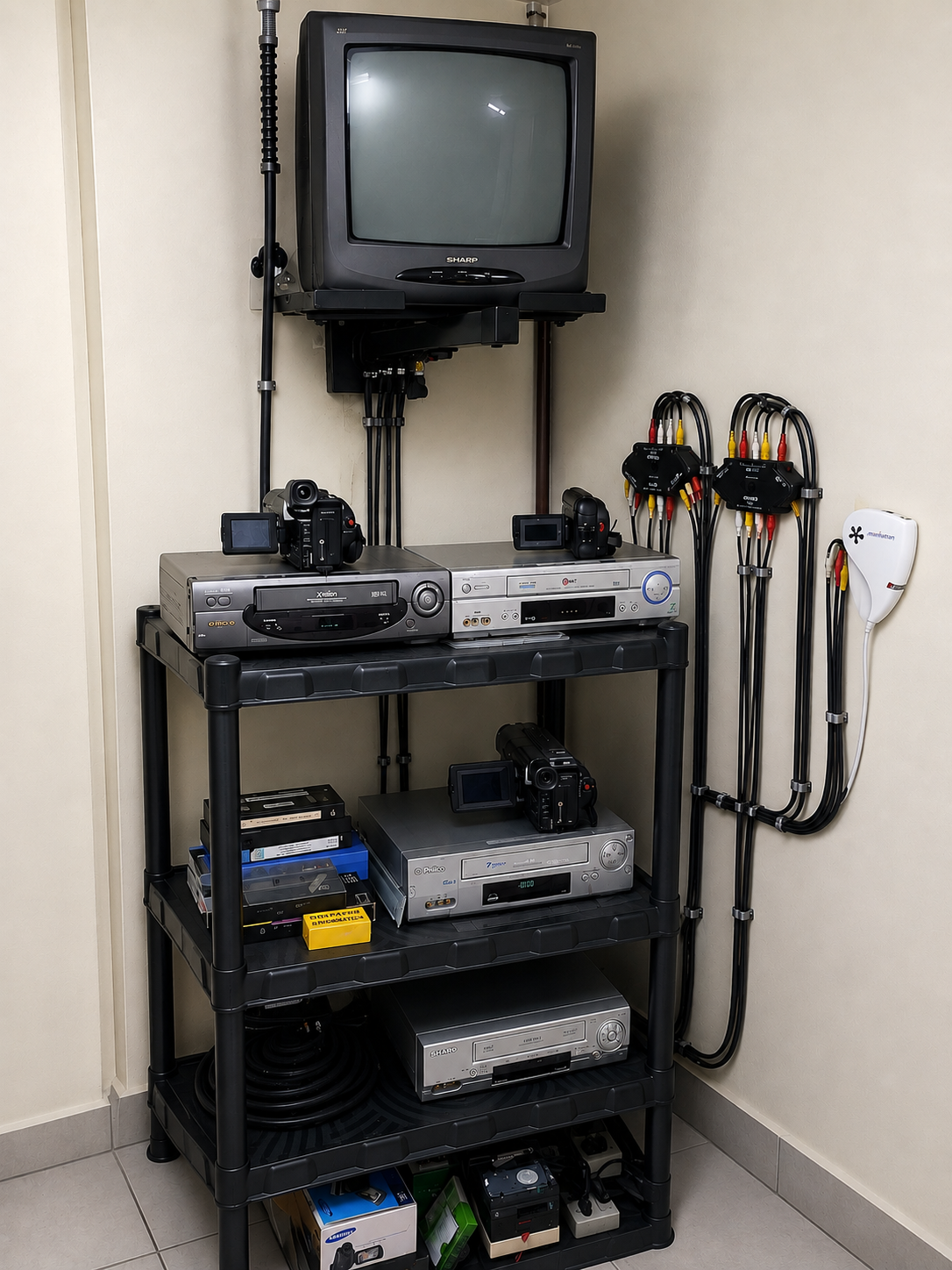Equipamentos para digitalização de fitas de vídeo